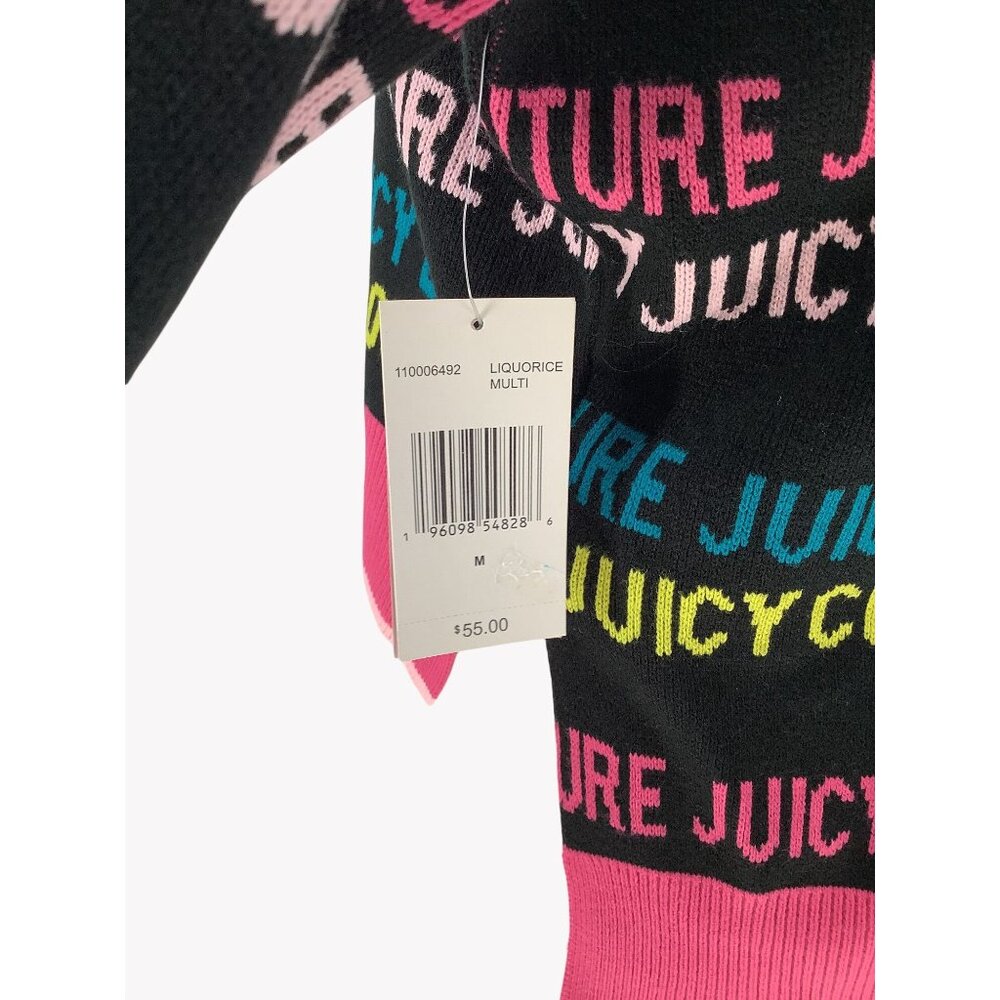 NWT JUICY by Juicy Couture - Black Logo Sweater Size M - Picture 4 of 9